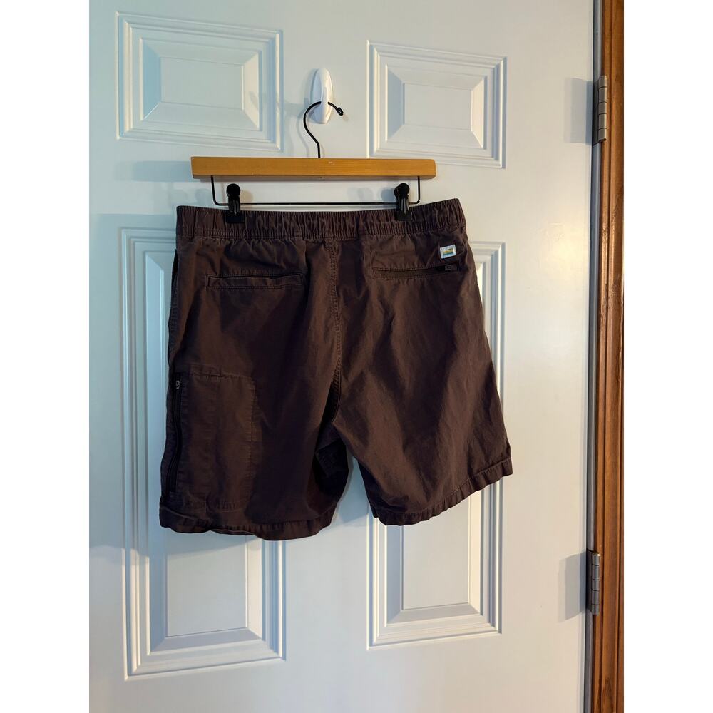 Vuori Ripstop Climber Mens Brown Shorts Size Large
